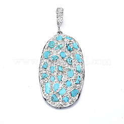 Fimo Strass Anhänger&nbsp;RB-S056-15A-P