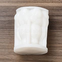 Geprägte Säule diy Kerze Silikonformen&nbsp;LS-CAND-B001-05