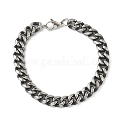 Bracelets gourmette en acier inoxydable 667 pour hommes et femmes&nbsp;BJEW-D367-02