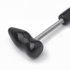 Natürliche Blackstone Handmassagestöcke&nbsp;DJEW-N002-01A