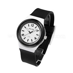 Kinder 304 Edelstahl Silikon Quarz Armbanduhren&nbsp;WACH-N016-07