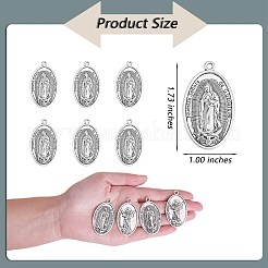 20 pièces pendentifs en alliage de style tibétain&nbsp;FIND-SZ0005-95