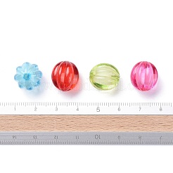 Perles en acrylique transparente&nbsp;TACR-S089-12mm-M
