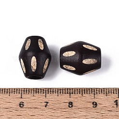 Europäische Perlen aus natürlichem Schima-Holz&nbsp;WOOD-Q001-02