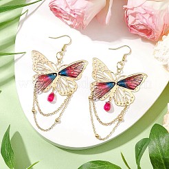 Orecchini pendenti in vetro&nbsp;EJEW-TA00590-03
