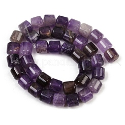 Natürlichen Amethyst Perlen Stränge&nbsp;G-G275-D11-10x10mm