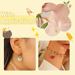 8pcs 4 pendentifs en alliage de couleurs&nbsp;ENAM-CJ0007-57