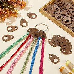 100 Stück Holzseidenspule&nbsp;DIY-BC0013-82B
