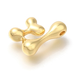 Perles de placage en laiton&nbsp;KK-S051-01G-J