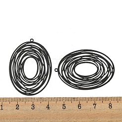 Anhänger aus 430er Edelstahl mit Sprühdruck&nbsp;STAS-P359-01D