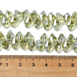 Trasparenti perle di vetro placca fili&nbsp;GLAA-K064-06A-HR02