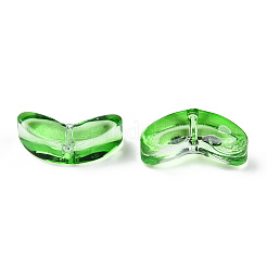 Lackiert transparent Glasperlen&nbsp;X-GLAA-T022-27A