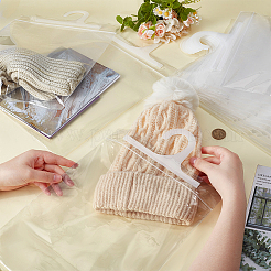 50 Stück OPP-Verpackungsbeutel für Unterwäsche und Kleidung mit Haken&nbsp;AJEW-WA0001-74