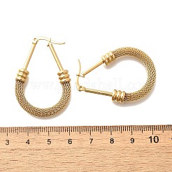 201 orecchini a cerchio in acciaio inossidabile&nbsp;EJEW-Q026-15G-A