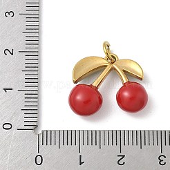 Pendentifs en acier inoxydable 304 émaillé&nbsp;STAS-I349-01G-02