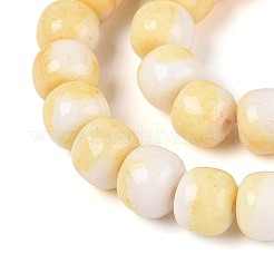 Colliers de perles de verre teintées à effet ombré&nbsp;GLAA-N067-01A-08