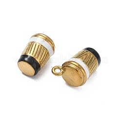 Pendentifs en acier inoxydable 304 émaillés&nbsp;SA-CBA7876-32G-02