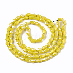 Chapelets de perles en verre électroplaqué&nbsp;EGLA-S194-02A-A02