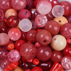 DIY-Sets zur Schmuckherstellung mit Bunte Malerei-Perlen und Glasperlen&nbsp;SEED-K010-01E
