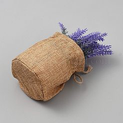 Lavendel-Mikrolandschafts-Ornamente aus Kunststoff&nbsp;AJEW-WH0348-837
