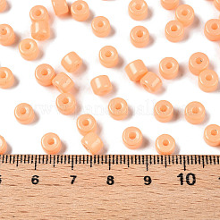 Opake Einbrennfarbe Glasperlen&nbsp;SEED-T008-02D