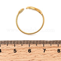 Anelli con polsino in acciaio inossidabile 304 per donna&nbsp;RJEW-Z110-05G