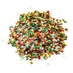 Perles de paillettes en plastique sur le thème de Noël&nbsp;KY-C014-09