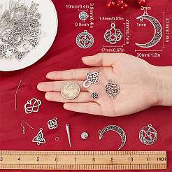 DIY-Set zur Herstellung von Knoten-Ohrringen&nbsp;DIY-SC0018-18