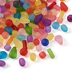 500 Stück 5 transparente Acrylperlen im Stil&nbsp;FACR-PJ0001-04