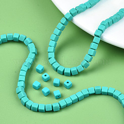Chapelets de perle en pâte polymère manuel&nbsp;X-CLAY-N008-061-03