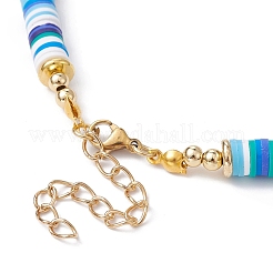 Collier pendentif fleur en alliage émaillé&nbsp;NJEW-JN04537-01