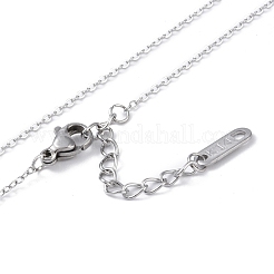 Collares de cadena de cable de acero inoxidable 304 con revestimiento iónico (IP)&nbsp;NJEW-G081-06