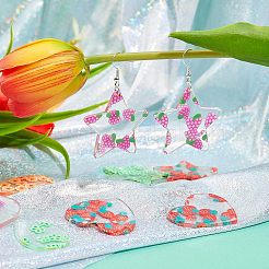 DIY baumeln Ohrring machen Kits&nbsp;DIY-NB0005-32