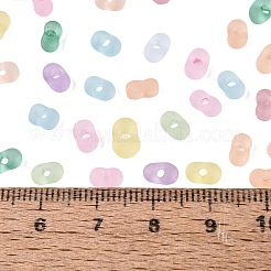Perles de rocaille en verre transparent dépoli fgb&nbsp;SEED-N013-06A