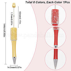 8 penna a sfera in plastica a 8 colori&nbsp;AJEW-SC0003-27