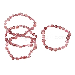 Natürliche Erdbeerquarz Perlen Armbänder&nbsp;GG-CBA05D5-02A-03A