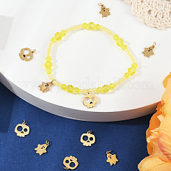 10 Stück 2 Stile 316 chirurgischer Edelstahl Emaille Charms&nbsp;STAS-BBC0007-96