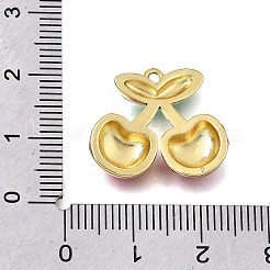 Pendentifs d'émail en laiton &nbsp;KK-K427-14B-01