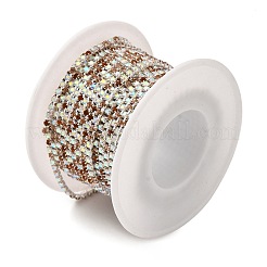 Cadena de copa de hierro y rhinestone&nbsp;CH-A007-01D
