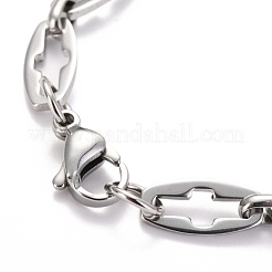 Anlaufgeschützte Gliederkettenarmbänder aus Edelstahl 304&nbsp;BJEW-O183-02P