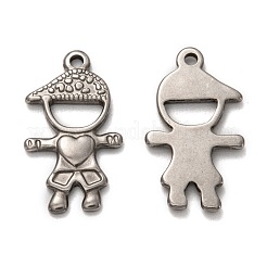 Pendentifs en acier inoxydable 304 anti-ternissement&nbsp;STAS-P257-02P