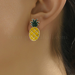 Ananas-Ohrstecker aus Legierung&nbsp;WJ2176