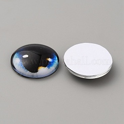 Glas cabochons&nbsp;GLAA-WH0033-75G-04