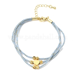 Polyester-Multi-Strang-Armbänder&nbsp;FB-CBA983F-02G-02