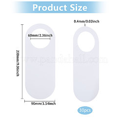 Pp appendini appendini per maniglie in plastica&nbsp;DIY-WH0661-36