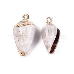 Colgantes de concha natural galvanizados&nbsp;BSHE-Q020-07