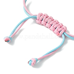 Charm-Armbänder aus Emaille-Legierung und Kunstperlen mit Pfotenabdruck&nbsp;BJEW-JB10728