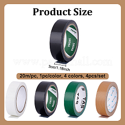 4 Stück 4 Farben Stoffklebeband&nbsp;DIY-NB0014-77