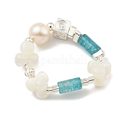 Natürlicher Edelstein-Fingerring&nbsp;RJEW-K265-08