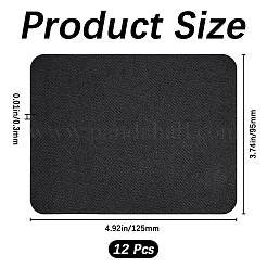 12 Stück Reparaturflicken zum Aufbügeln/Aufnähen aus Jeansstoff-Imitat.&nbsp;FIND-GF0005-94A